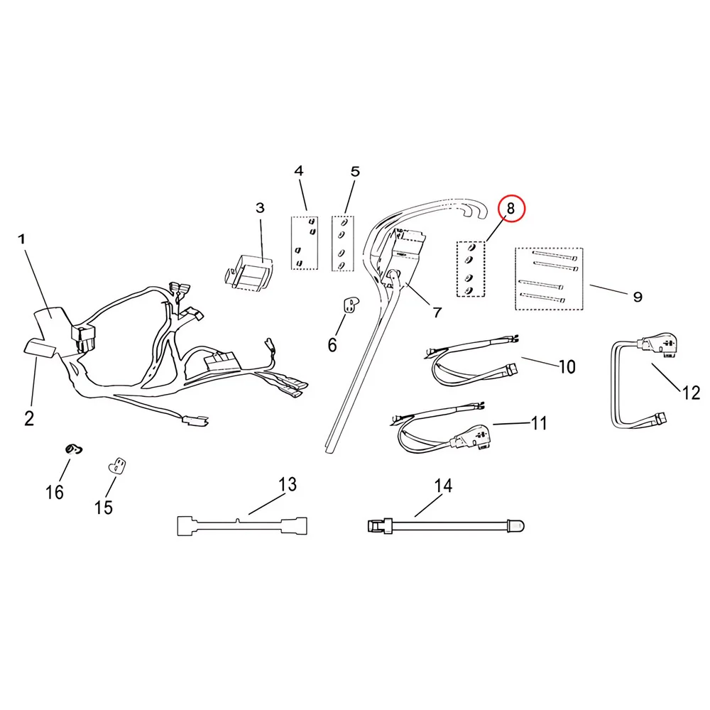 Surron Light Bee X/L1E - Nylon Washer (Φ7*Φ3.2*5) (MPC:81125-YQ2A-0100)(Packed in 10s)