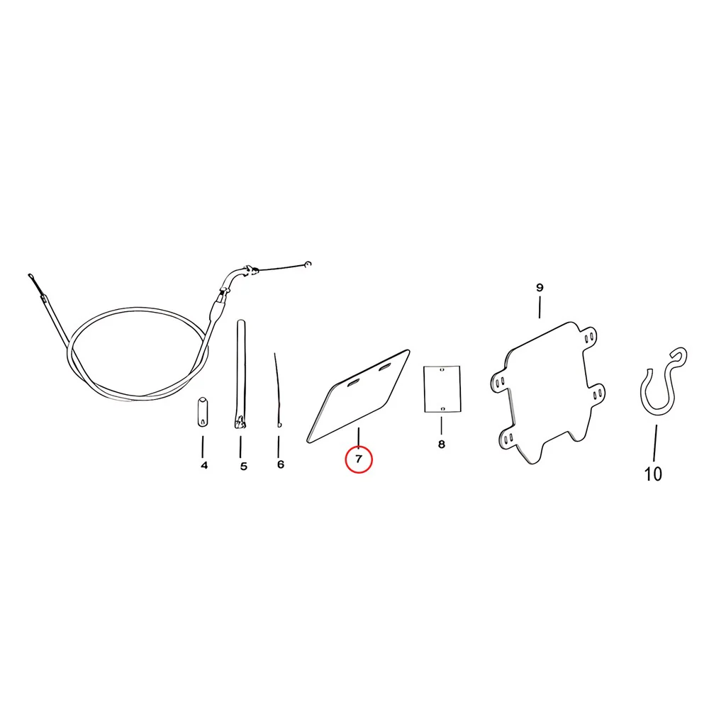 Surron Light Bee X/L1E - Rear LOGO plate (MPC:81181-YQ2A-0100)