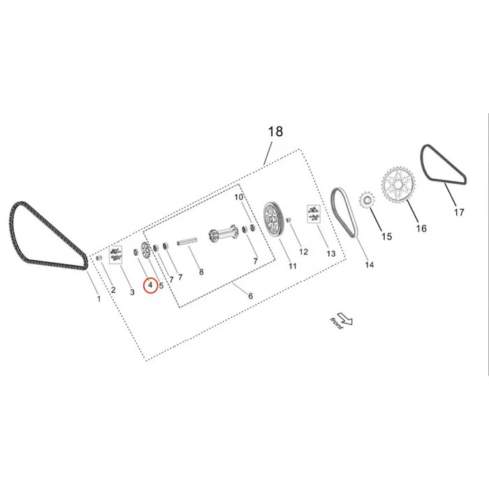 Surron Light Bee X/L1E - Right Jackshaft Seal (MPC: B7-001-15-24-07) - Image 3