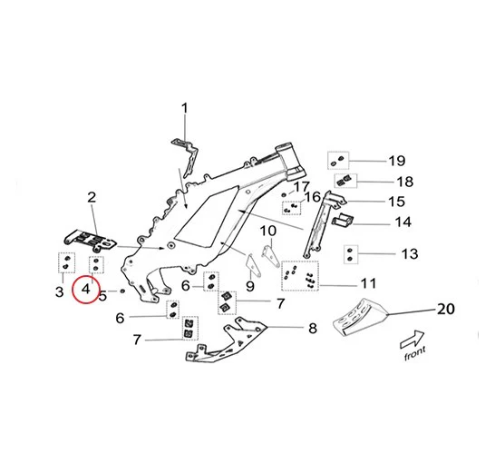 Surron Light Bee X/L1E - Screw B3001 M6*10 (MPC:B3-001-06-010-F0)(Packed in 10s)