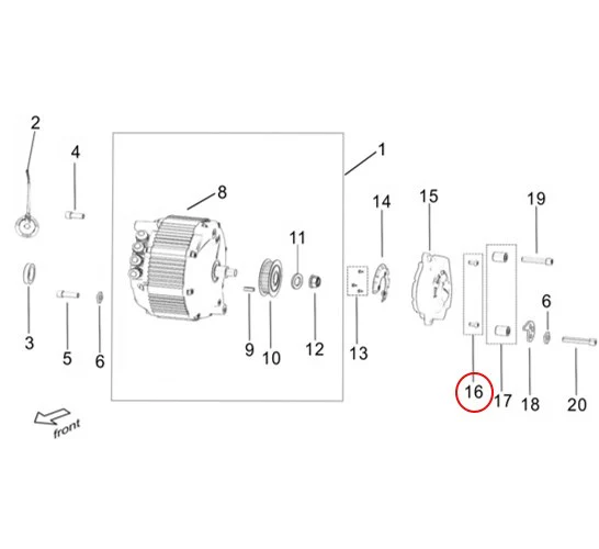 Surron Light Bee X/L1E - Screw B3002 M6*10 (MPC:B3-002-06-010-F0)(Packed in10s)